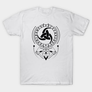 Triple Horn of Odin | Norse Pagan Symbol T-Shirt